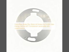 Przednia/Tylna tarcza hamulcowa z śrubami do pojazdu nowej energii EU260 Płyta zaworowa sprężarki klimatyzacji z możliwością dostosowania