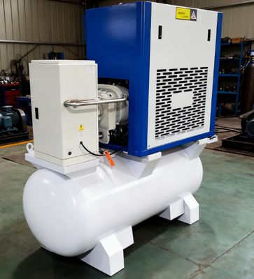Sprężarka śrubowa 11kW 15HP z osuszaczem i zbiornikiem do cięcia laserowego